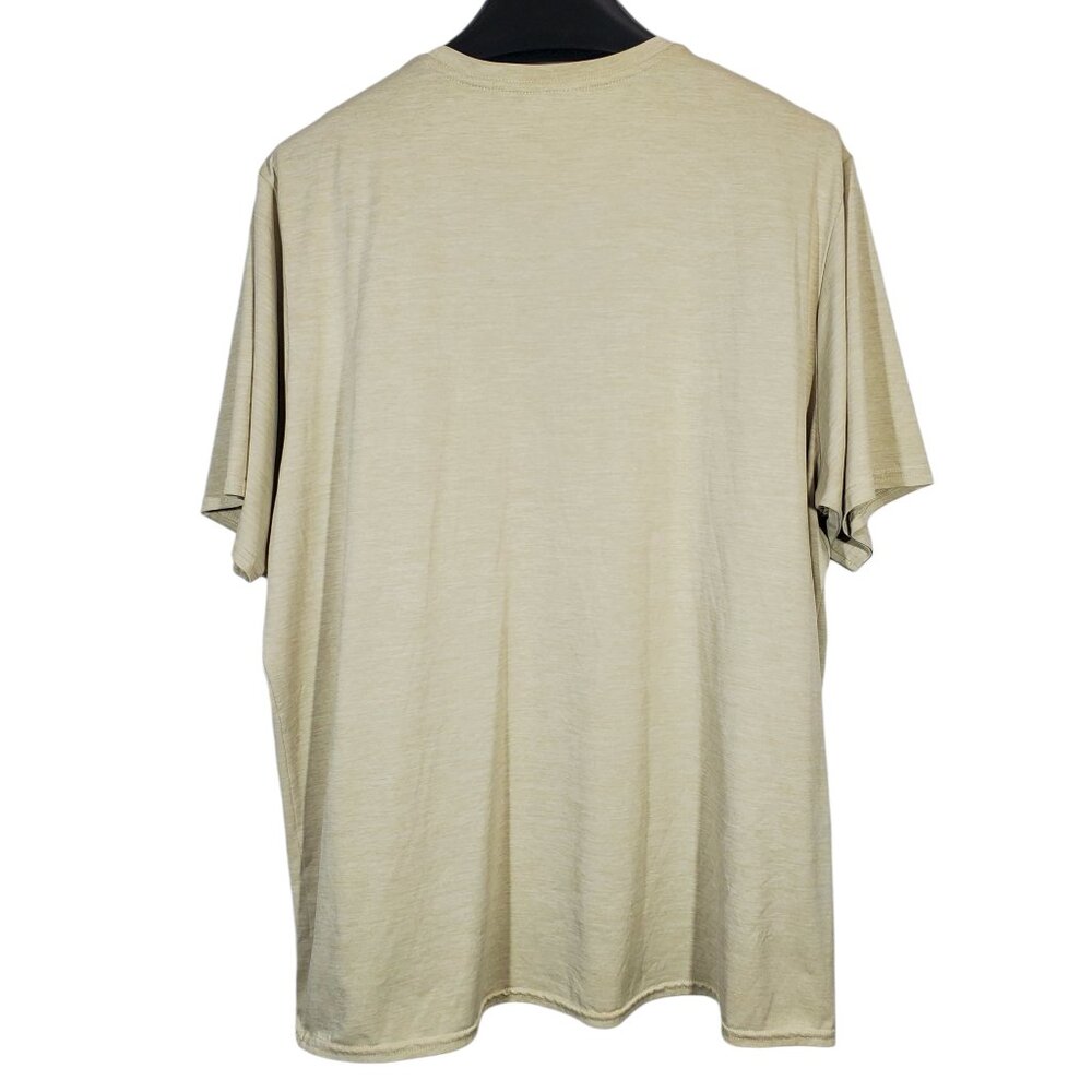 Patagonia Capilene Cool Daily T-Shirt Heathered Beige Crewneck Short Sleeve - Picture 3 of 4